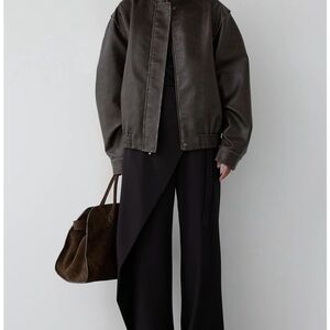 *ISO* OAK + FORT Vintage Inspired Vegan Leather Jacket